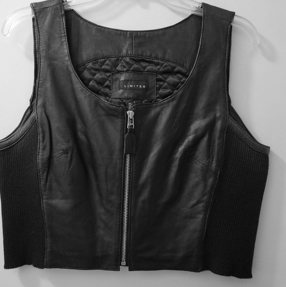The Limited Jackets & Blazers - The Limited leather vest